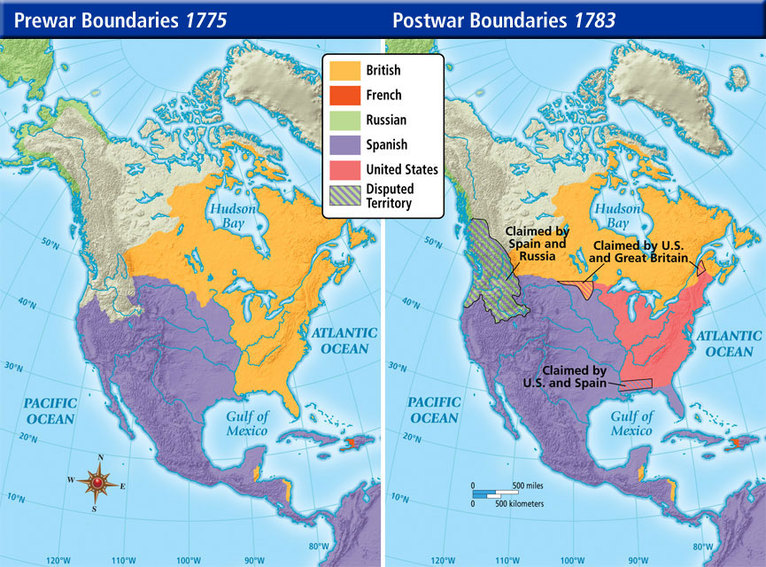 treaty of paris map 1763 New Borders The Treaty Of Paris 1783 treaty of paris map 1763